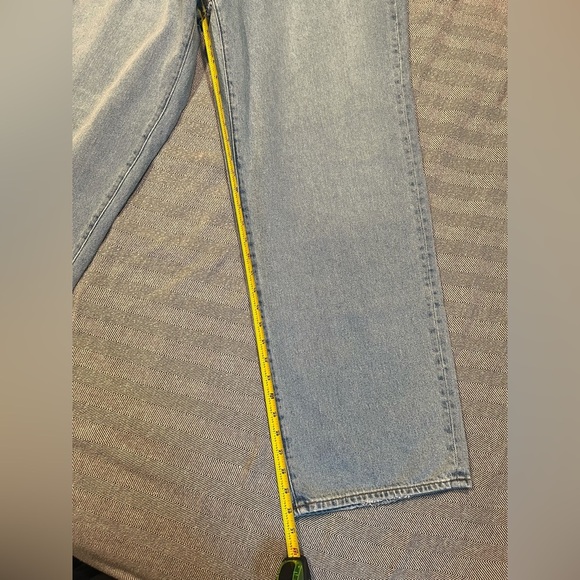 NWT Madewell Baggy Straight Jeans Size 14W - Picture 10 of 13